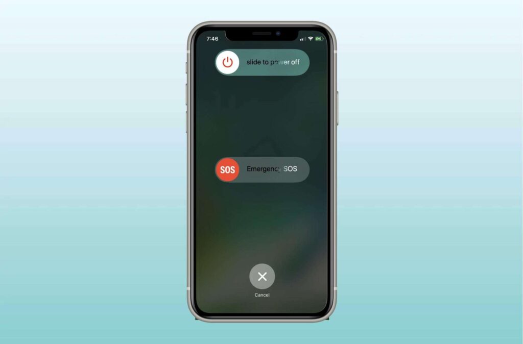 iPhoneを再起動する
