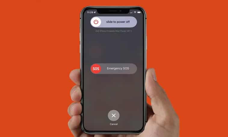 iPhoneを再起動する